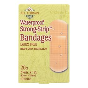 All Terrain - Bandages - Waterproof Strong Strip 1 Inch - 20 Count