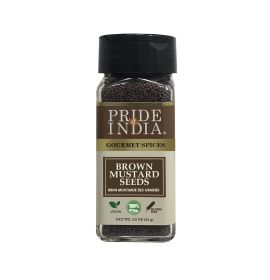 Pride of India ‚Äì Brown Mustard Seed Whole ‚Äì Gourmet Indian Spice ‚Äì Hot & Spicy Flavor ‚Äì Ideal seasoning for sauces/dips/spice blends ‚Äì Easy