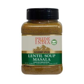 Pride of India - Lentil Soup Masala ‚Äì Authentic Indian Taste ‚Äì Spice Blend for Lentil Soups and Stews ‚Äì Flavorful Mix ‚Äì Easy to Use ‚Äì 8 oz.