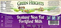 Instant Fortified Nonfat Milk Powder Jar 2 Pound / 900 GMS Jar (28+ Servings) - Proudly Made in America - Healthy Nourishing Essentials by Green Heigh