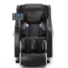 Massage chair, full body zero gravity recliner, with hip heating, foot massage and air massage system, suitable for mom/dad (pure black).